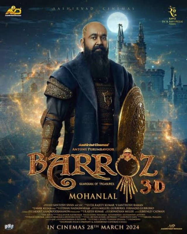 Pic Mohanlal Film Barroz 11