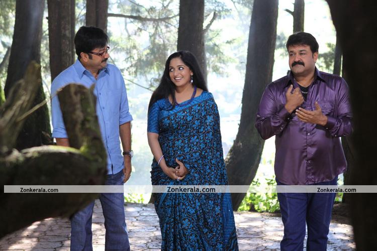 Mohanlal Jayaram And Kavya Madhavan 2