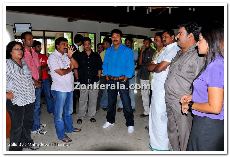 Mammootty At Gulumal Location 1