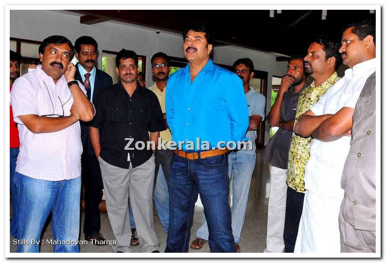 Mammootty At Gulumal Location 2