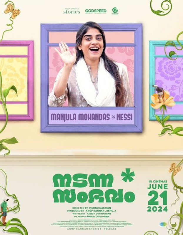Actress Manjula Mohandas In Nadanna Sambhavam Movie 435