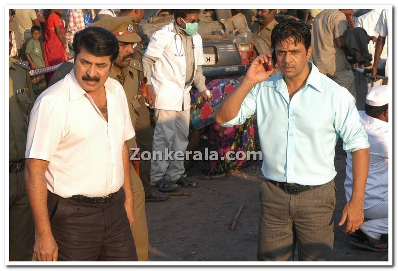 Arjun And Mammootty 4