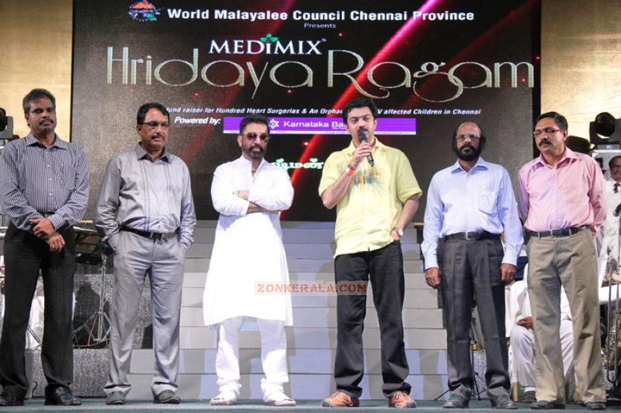 Kamalhaasan At Malayalee Council Hridayaragam 5829